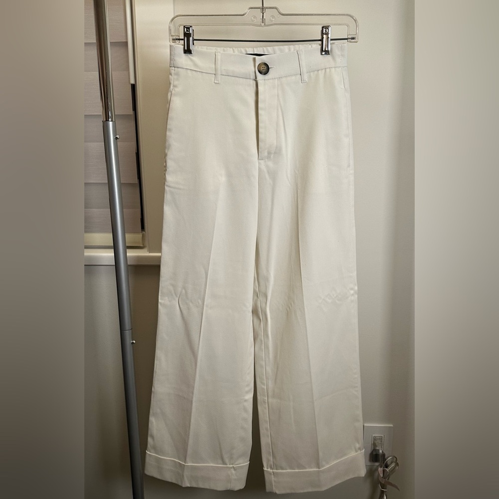 Zara - White Culotte Trouser